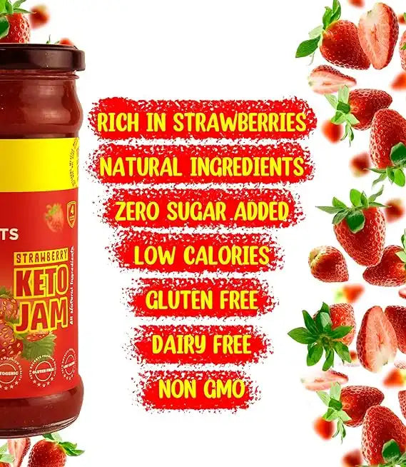 مربى الفراولة  للدايت من كيتو روكيتس