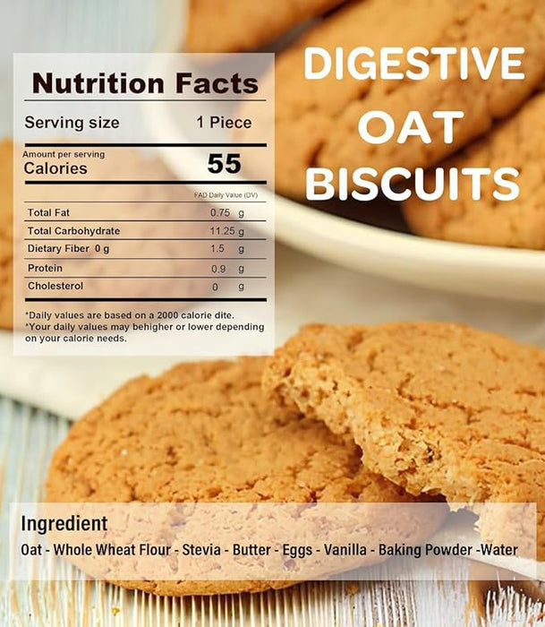 Keto Vanilla digestive biscuits (2*12 packs)